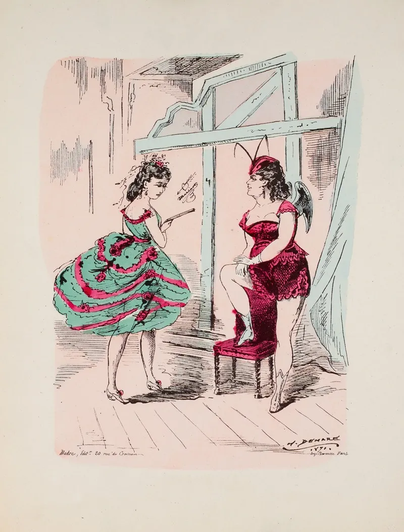 Nos Impots Par H Demare Limpot Sur Les Allumettes by Henri Demare - Canvas Print