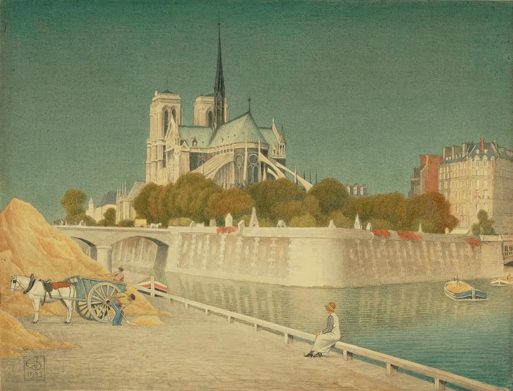 Notre Dame And The Seine