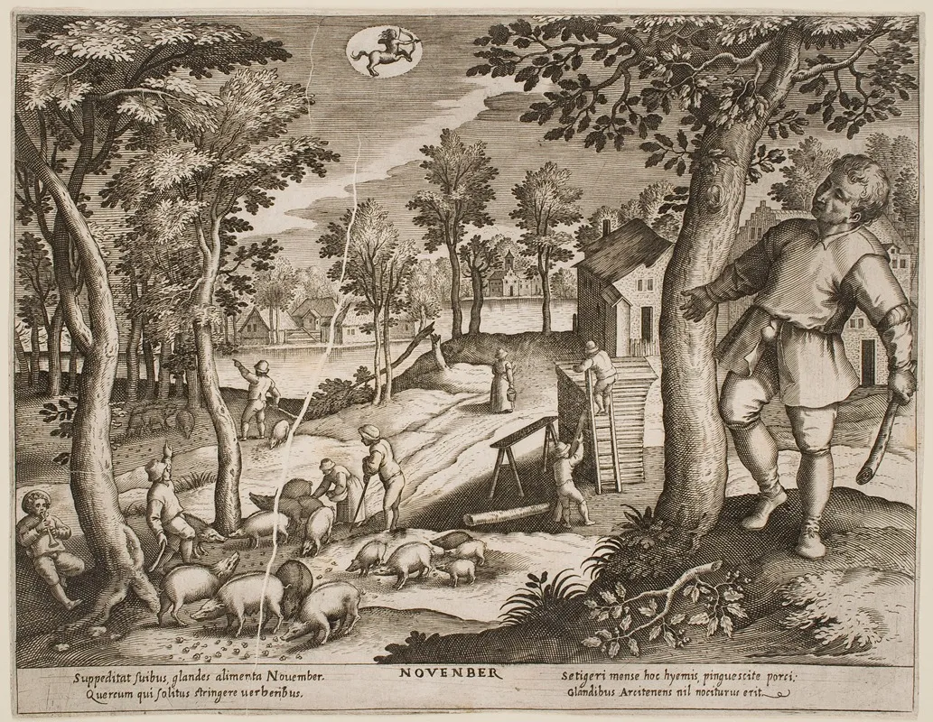 November 17 by Jacques Callot - Canvas Print