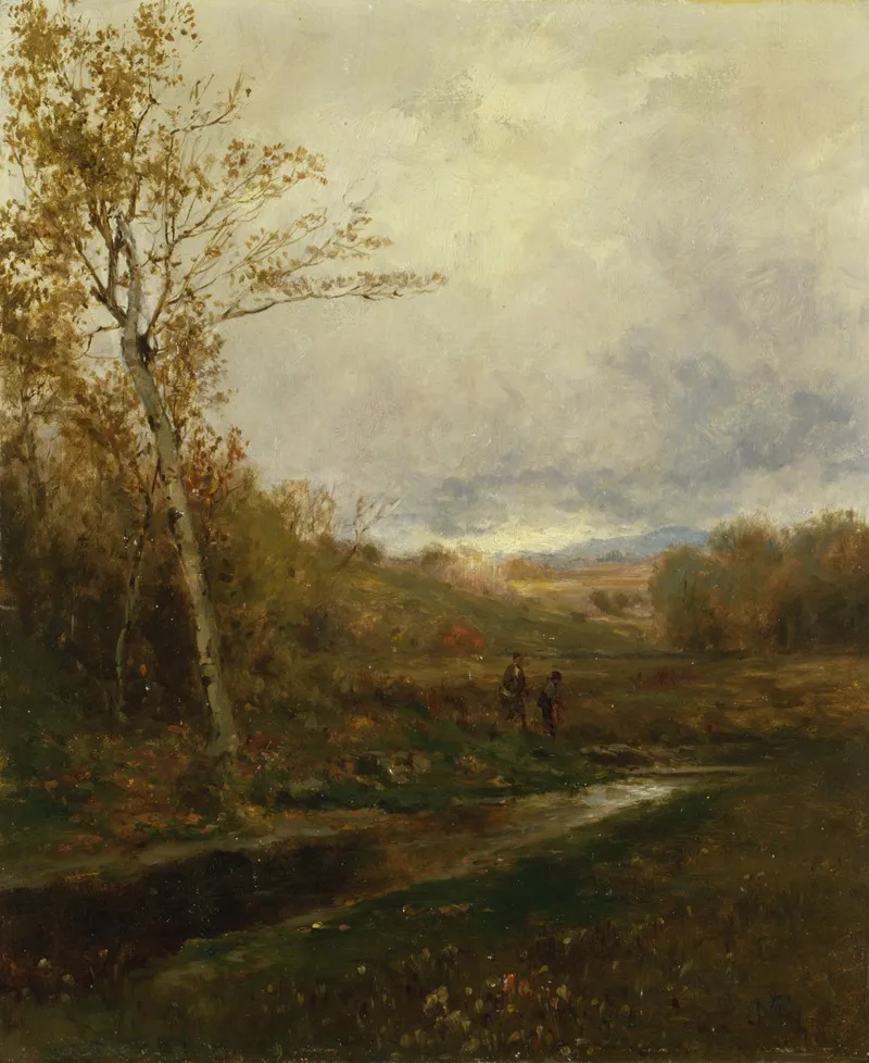 November 5 by Jervis McEntee - Canvas Print