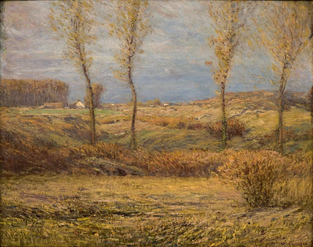 November Morning by Dwight William Tryon - Canvas Print