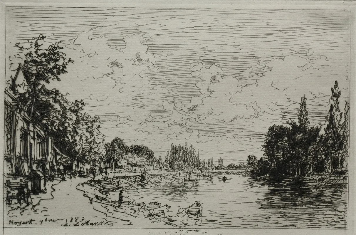 Noyant by Maxime Lalanne - Canvas Print