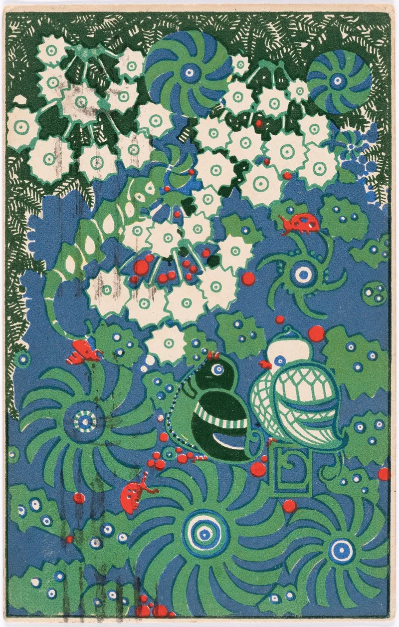 Nr 750 Vogel Und Blumen