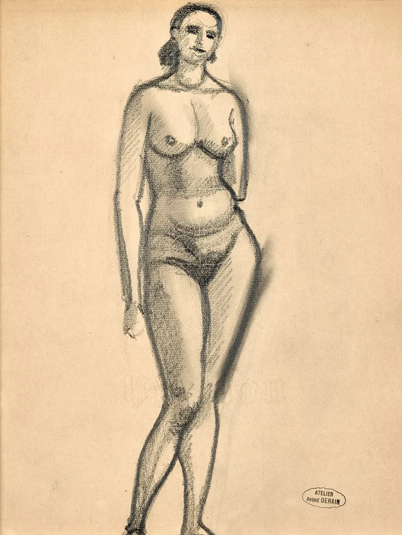 Nu Debout 6 by André Derain - Canvas Print