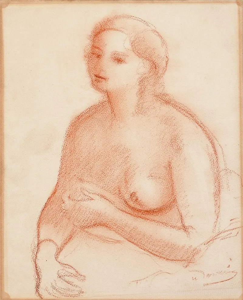 Nu En Buste by André Derain - Canvas Print