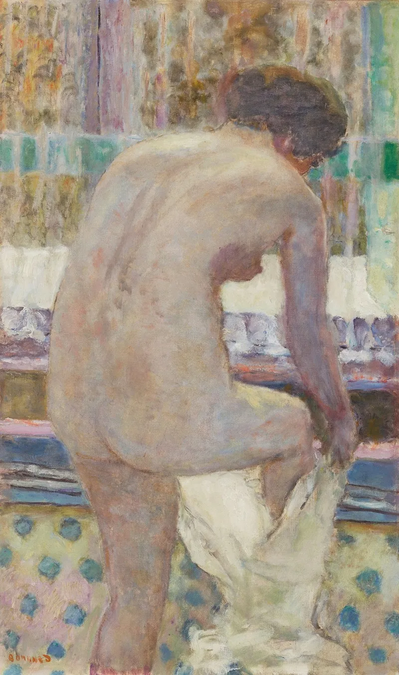 Nu Shabillant by Pierre Bonnard - Canvas Print
