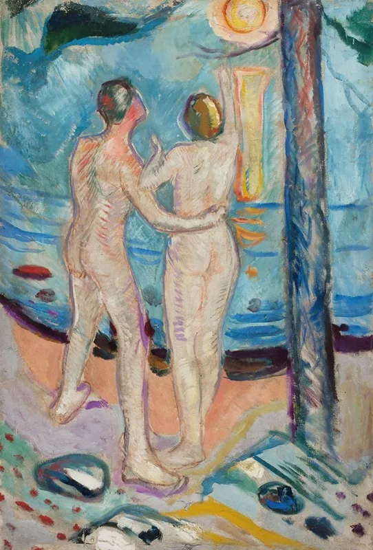 Nude Couple On The Beach