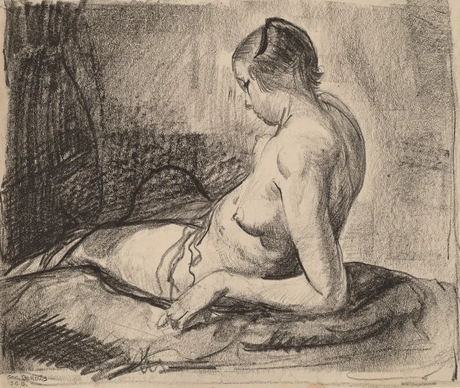Nude Girl Reclining