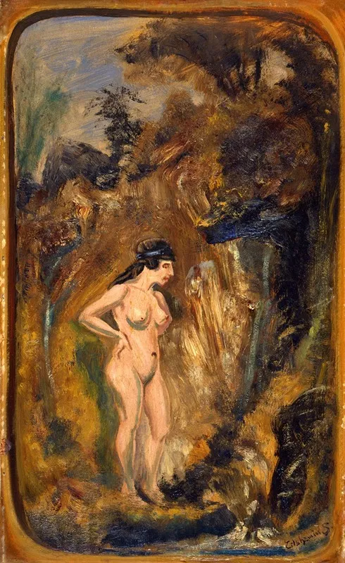 Nude In Forest