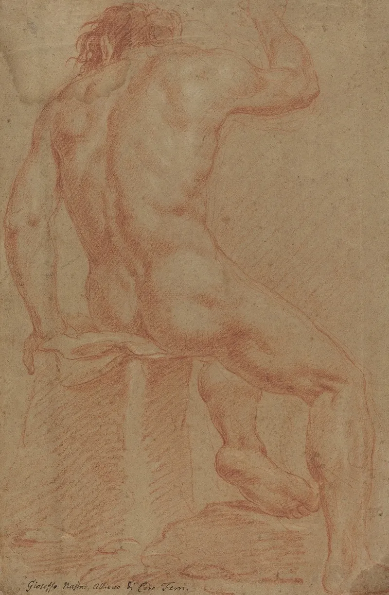 Nude Male Figure Recto
