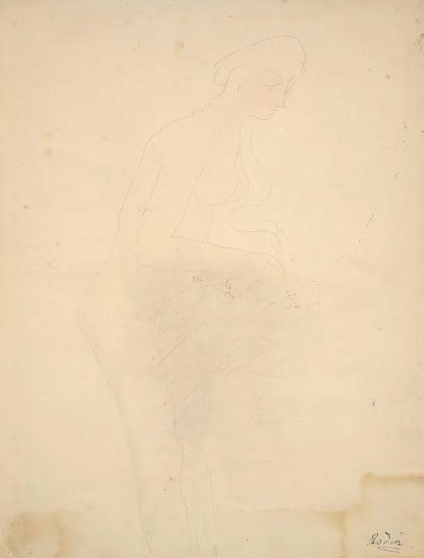 Nude Standing Right Profile