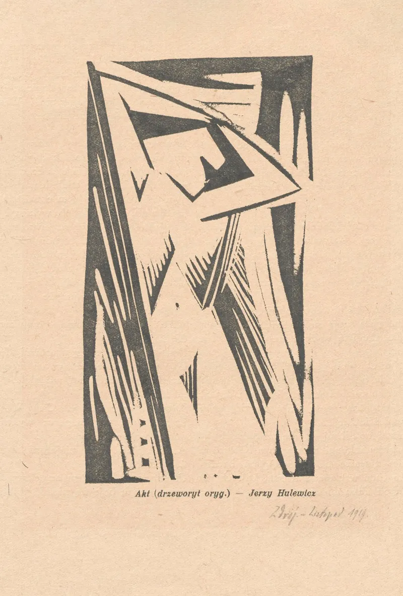 Nude X by Jerzy Hulewicz - Canvas Print