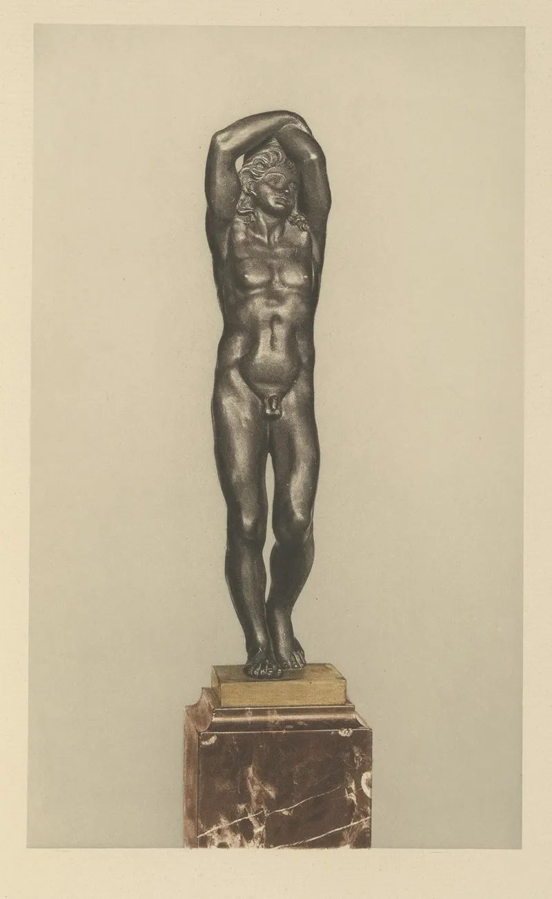 Nude Youth After Francesco Da Sant Agata by Wilhelm von Bode - Canvas Print