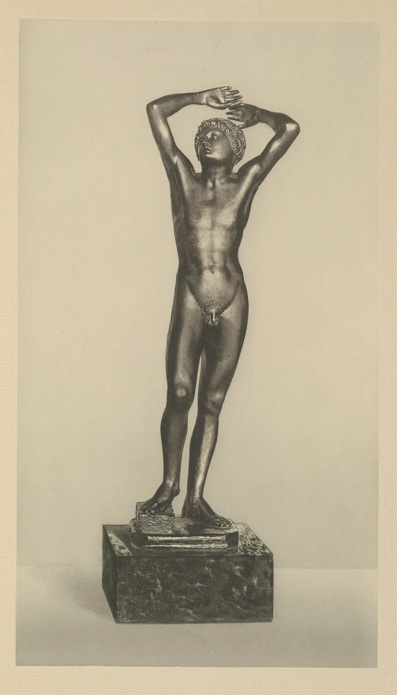 Nude Youth Francesco Da Sant Agata by Wilhelm von Bode - Canvas Print