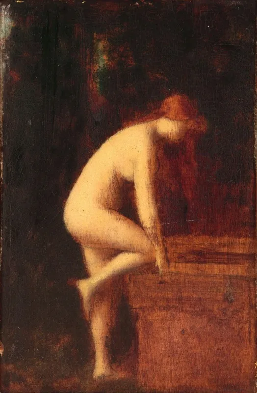 Nymphe 2 by Jean-Jacques Henner - Canvas Print