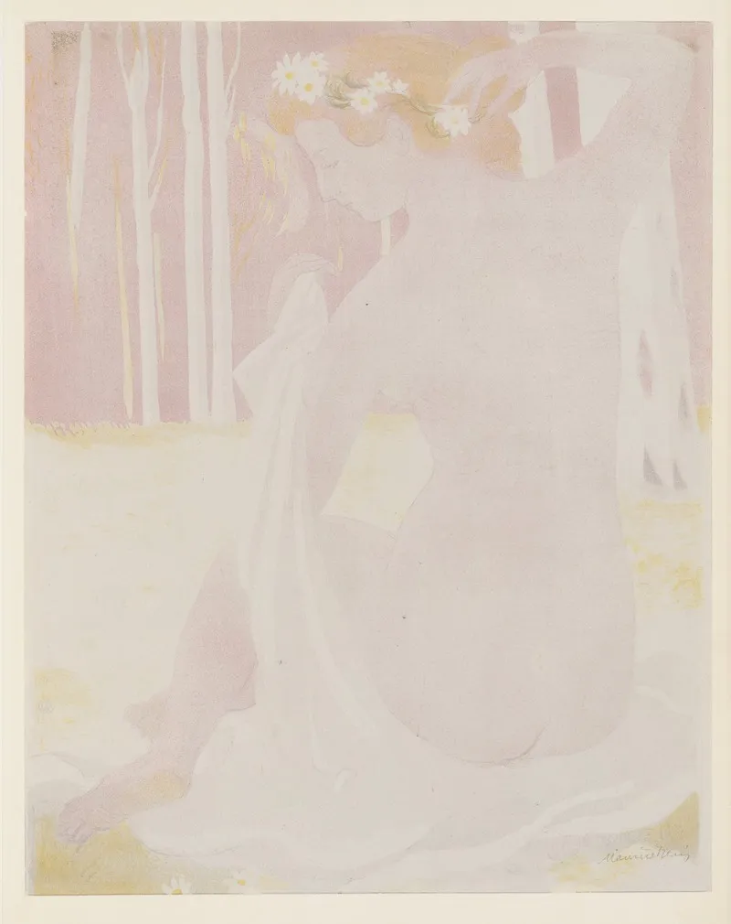 Nymphe Couronnee De Paquerettes