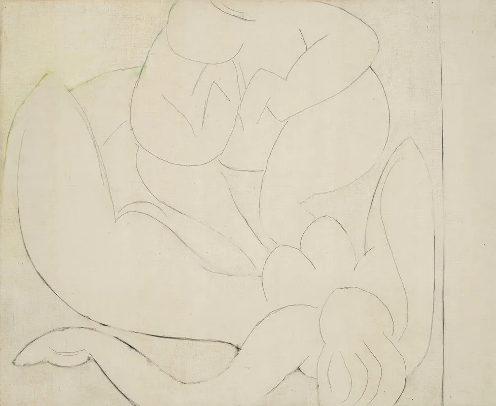 Nymphe Et Faune Esquisse by Henri Matisse - Canvas Print