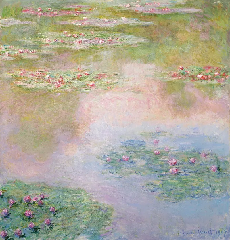 Nympheas 3 by Claude Monet - Canvas Print