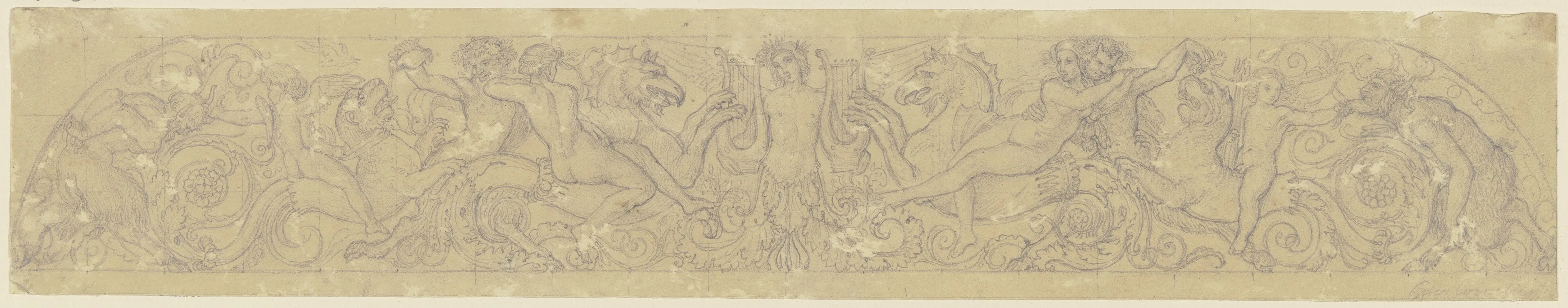 Nymphen Und Satyrn Auf Fabeltieren
