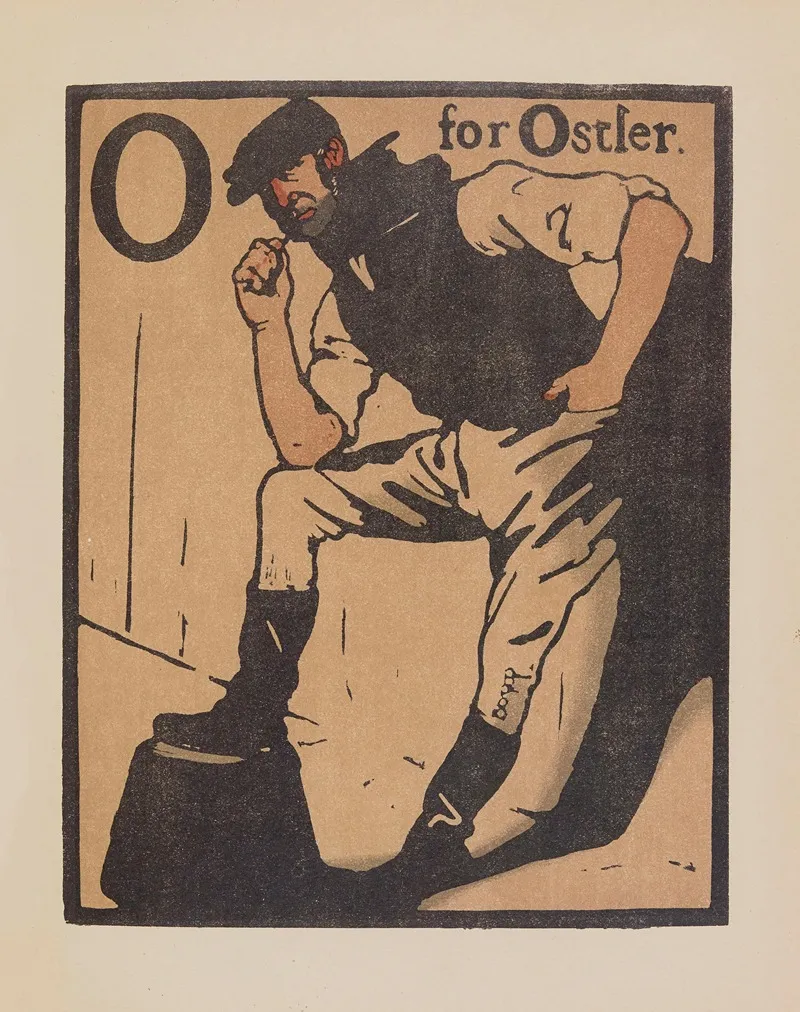 O For Ostler by William Nicholson - Canvas Print