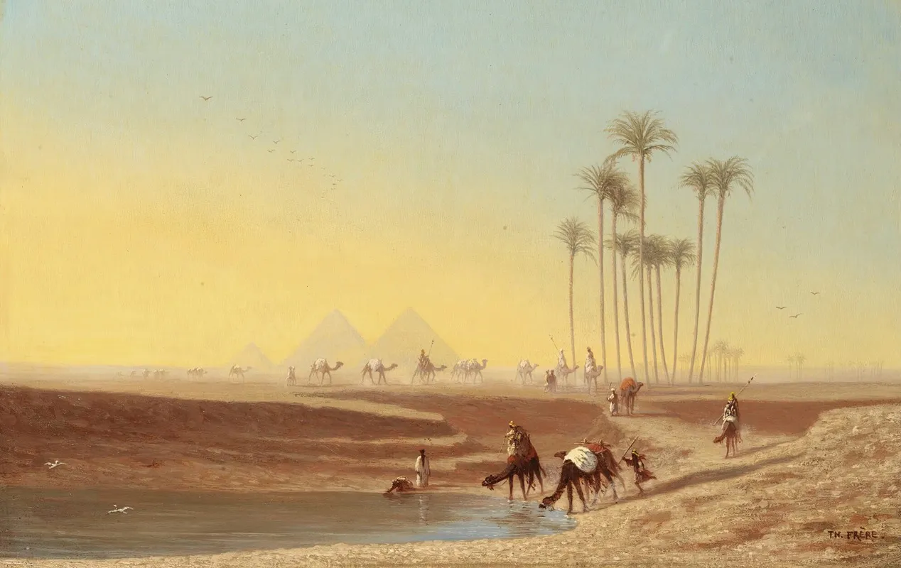 Oasis Pres Des Pyramides