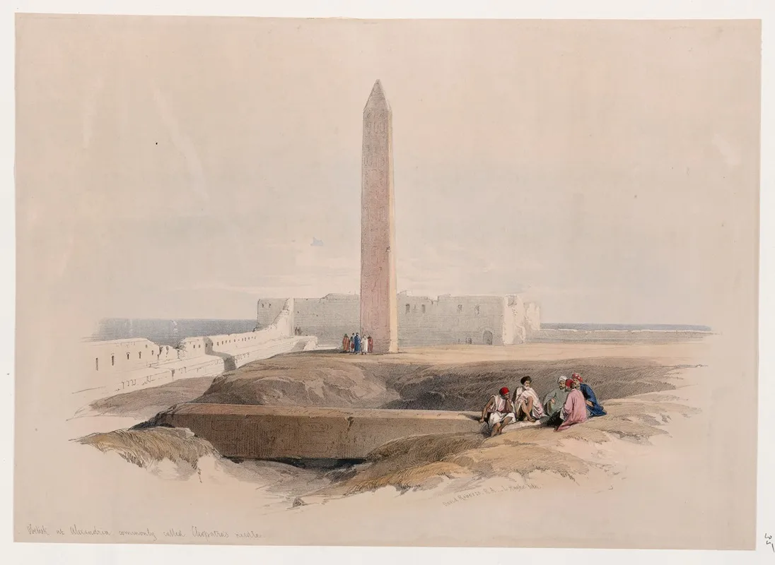 Obelisk At Alexandria Commonly Called Cleopatras Needle