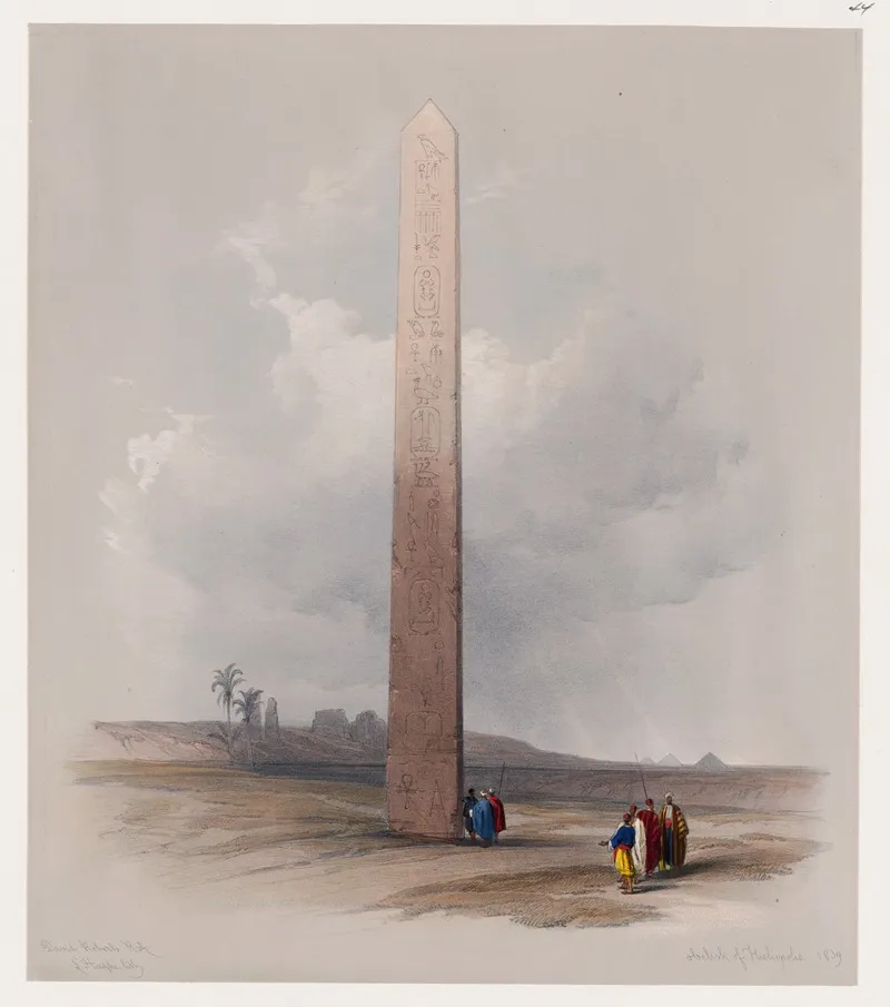 Obelisk Of Heliopolis 1839