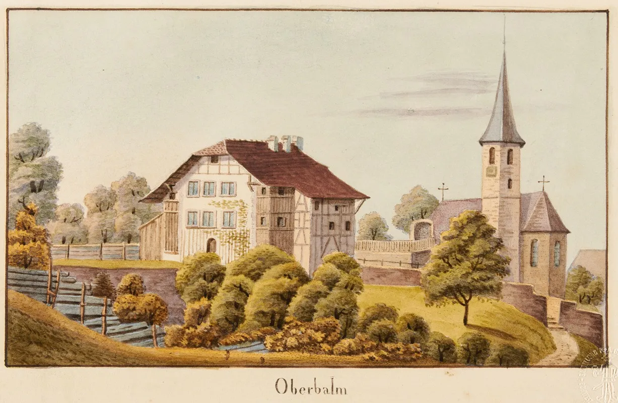 Oberbalm by Jakob Samuel Weibel - Canvas Print