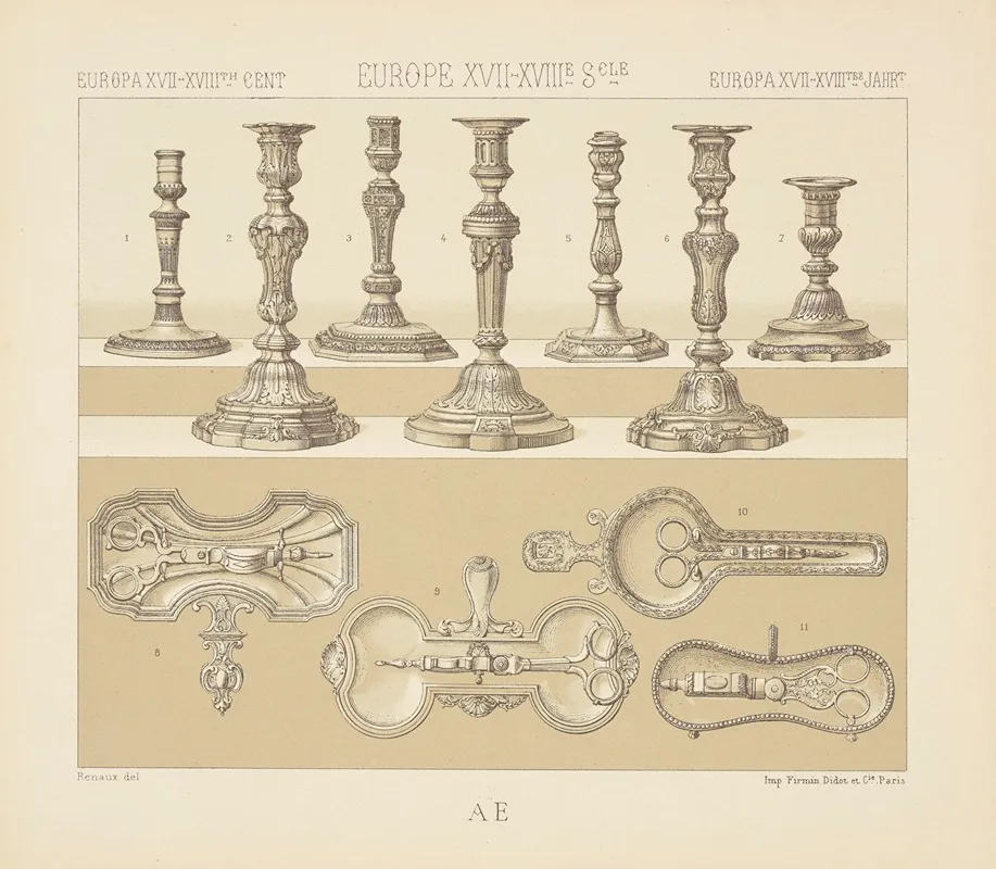 Objets Mobiliers Orfevrerie Chandeliers Et Mouchettes
