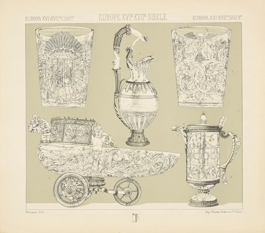 Objets Mobiliers Verreries