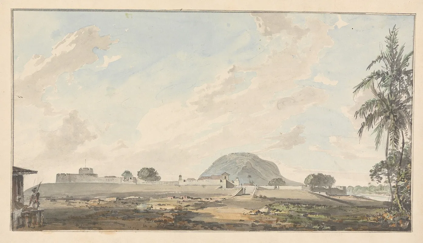 Occupied Fort by Samuel Davis - Canvas Print