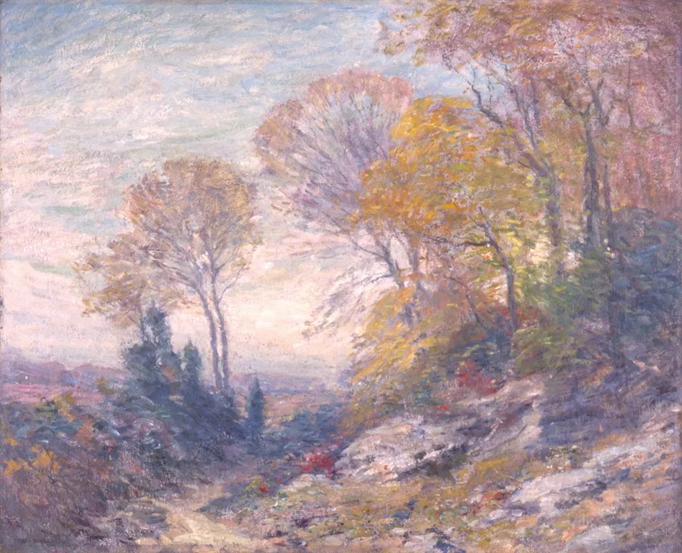 October Morning by Frank Alfred Bicknell - Canvas Print
