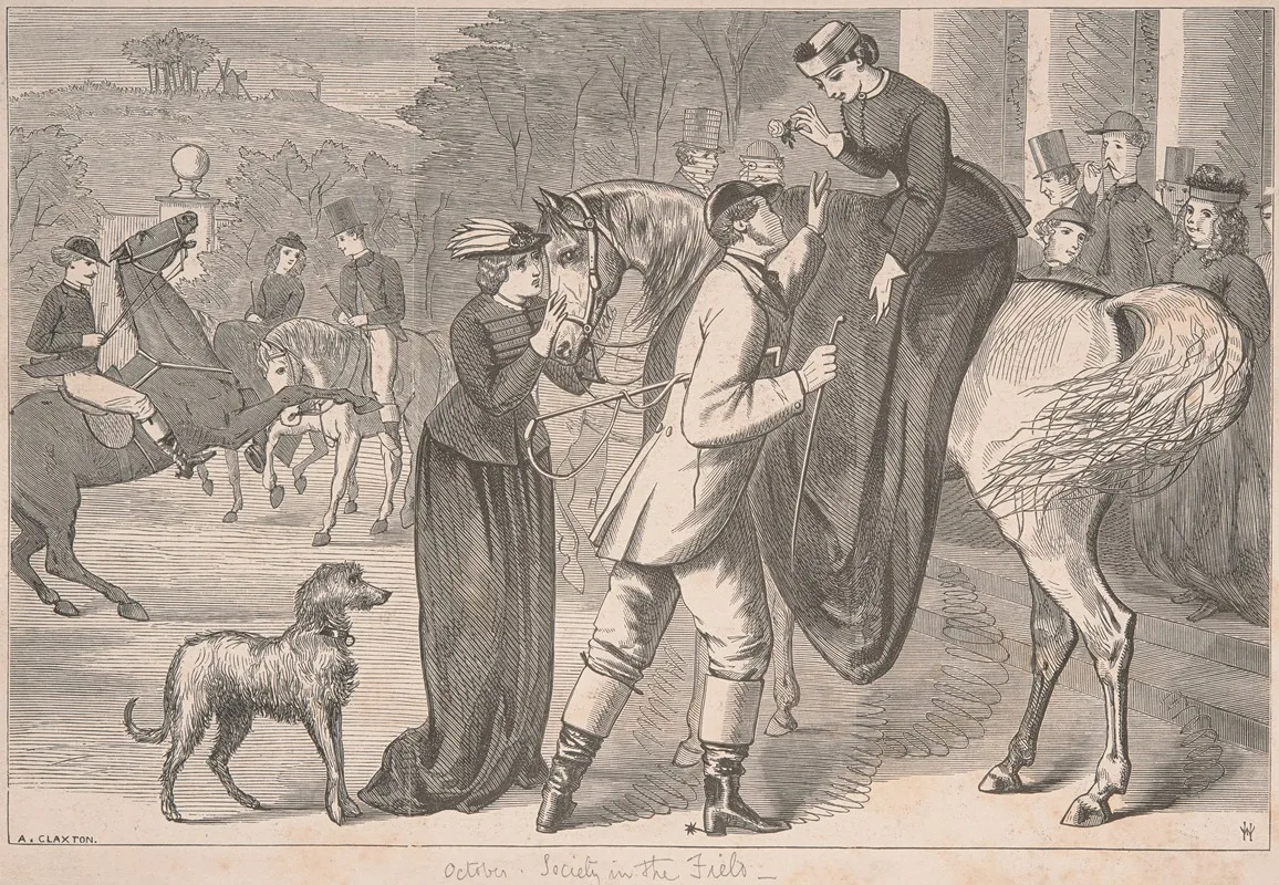 October Society In The Field