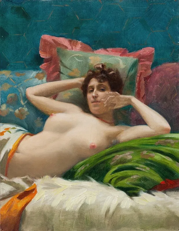Odalisque 22 by Theodoros Ralli - Canvas Print