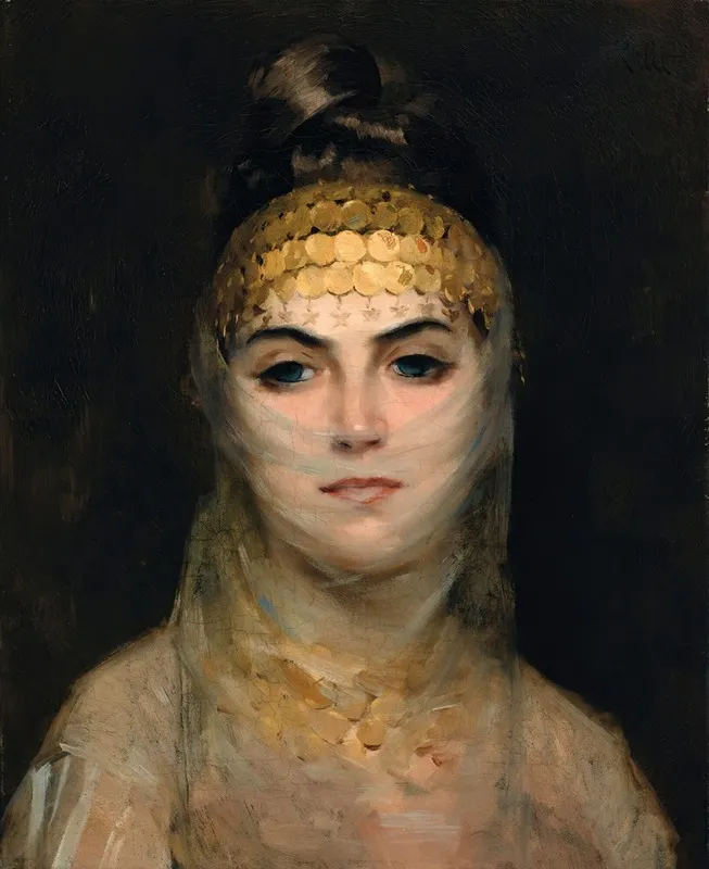 Odalisque 9 by Theodoros Ralli - Canvas Print