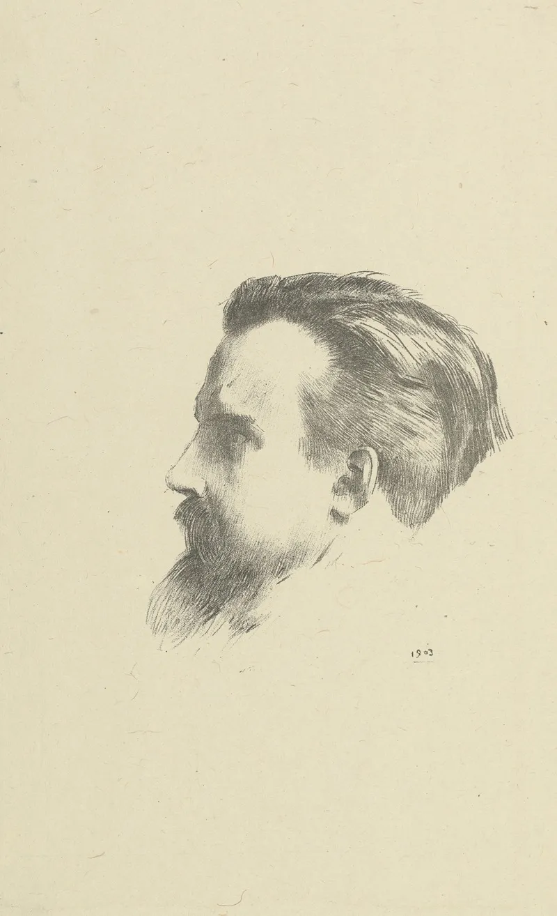 Odilon Redon by Maurice Denis - Canvas Print