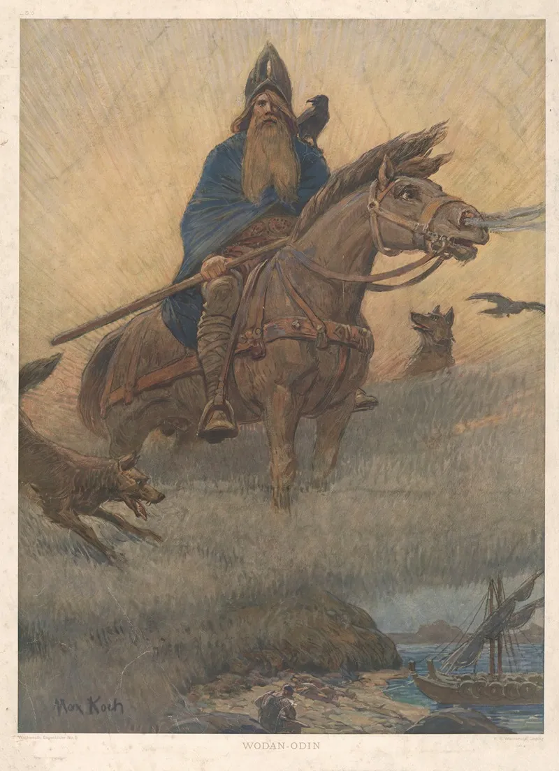 Odin 2 by Max Koch - Canvas Print