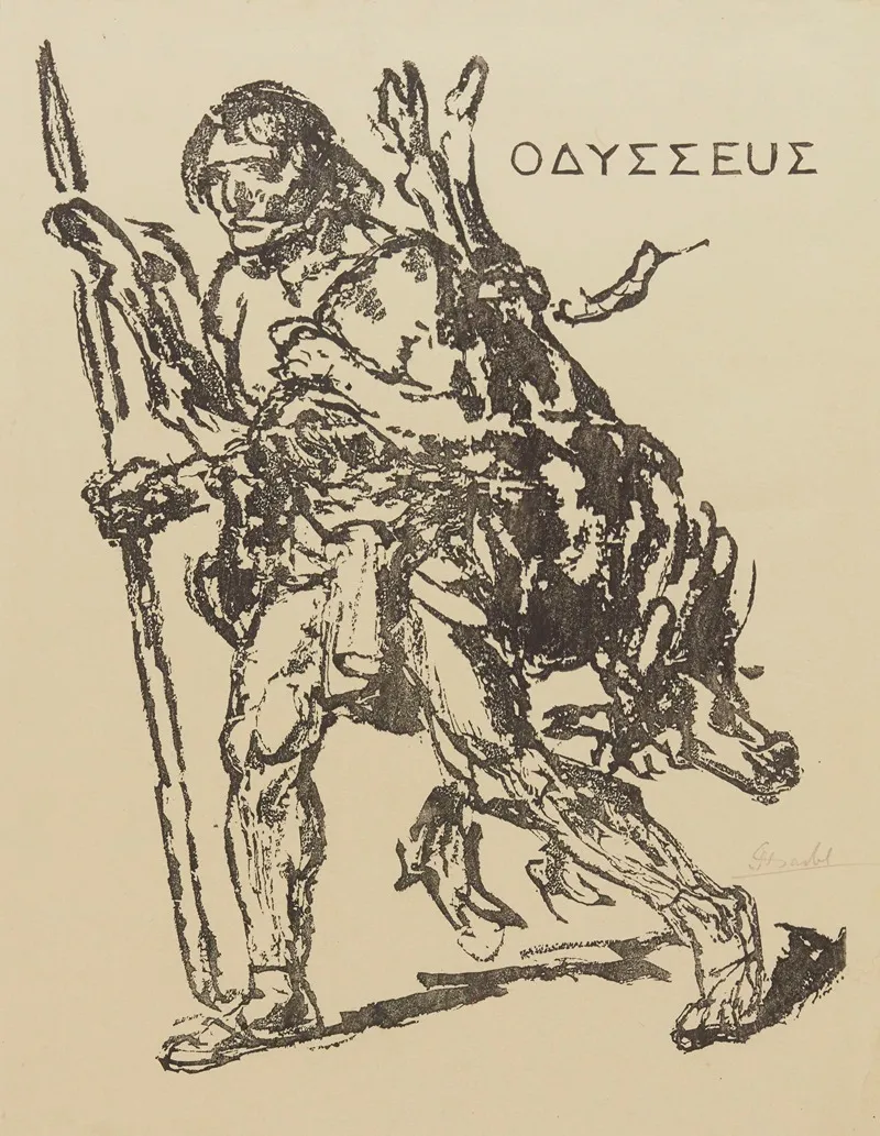 Odysseus by Jules Chadel - Canvas Print