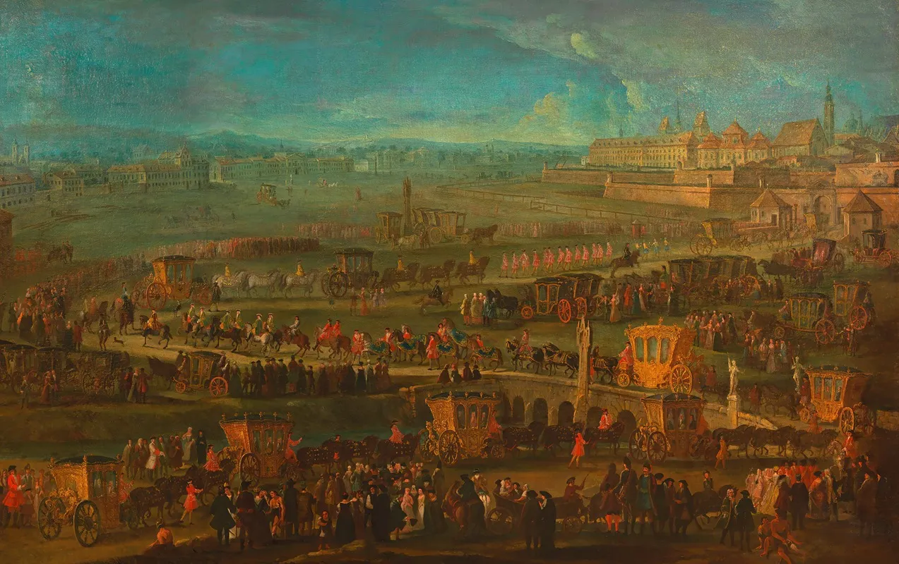 Offentlicher Einzug Des Franzosischen Botschafters Marquis De Mirepoix In Wien Am 12 Oktober 1738 2