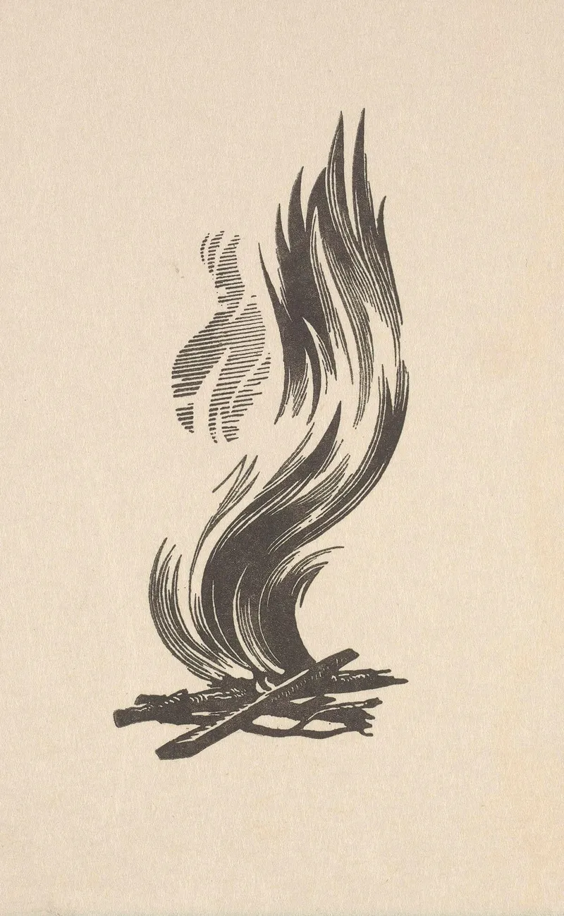 Ognisko by Stanisław Ostoja-Chrostowski - Canvas Print