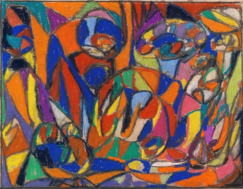 Ohne Titel 22 by Adolf Hölzel - Canvas Print