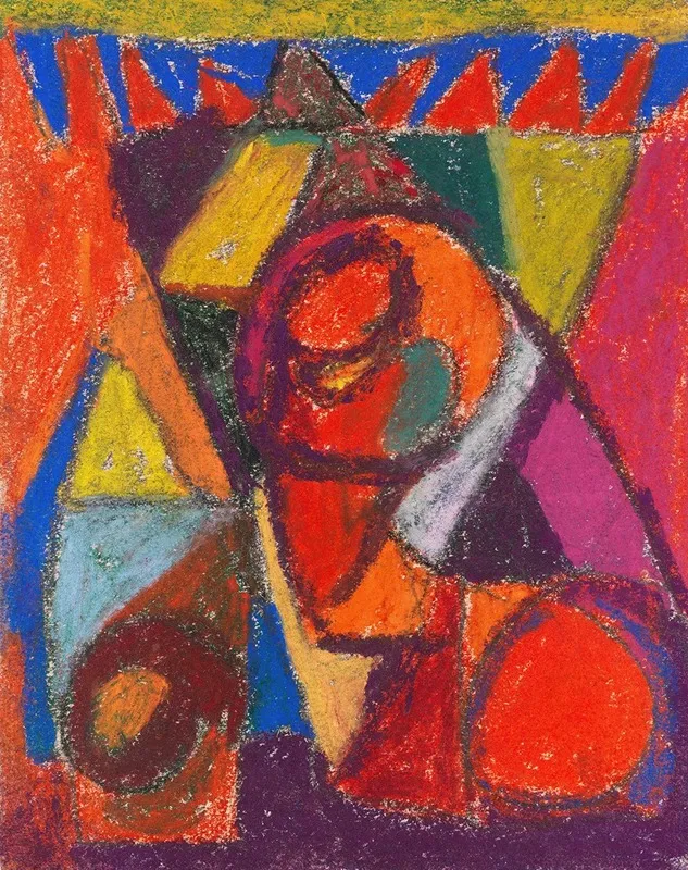 Ohne Titel 24 by Adolf Hölzel - Canvas Print