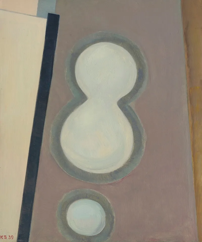 Ohne Titel Acht 2 by Kurt Schwitters - Canvas Print