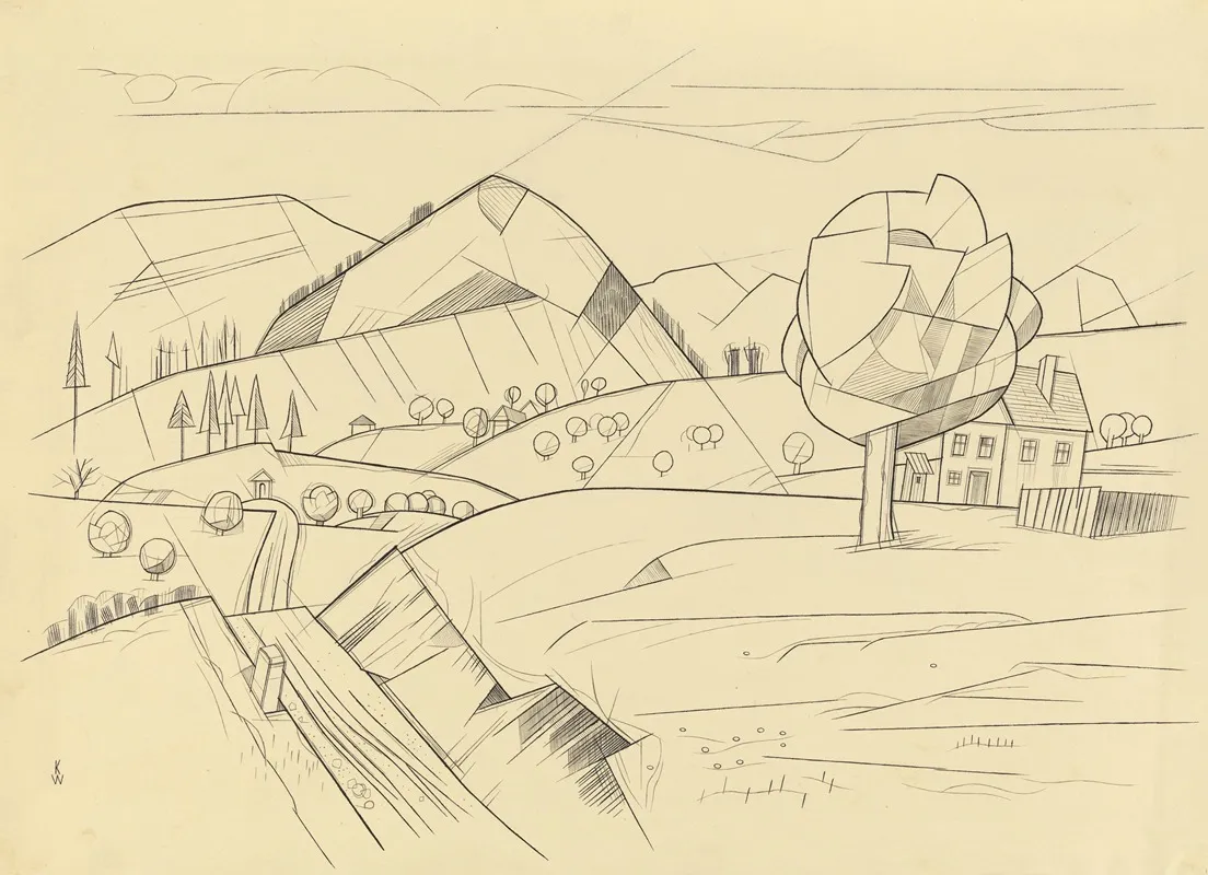 Ohne Titel Landschaft