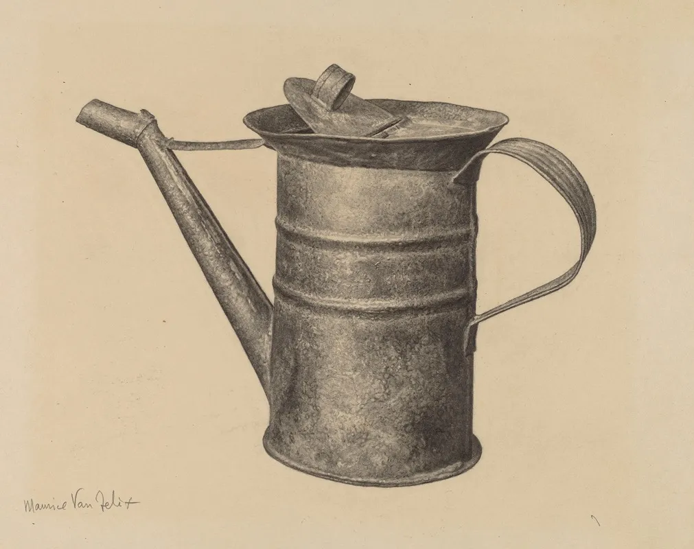 Oil Can 2 by Maurice Van Felix - Canvas Print