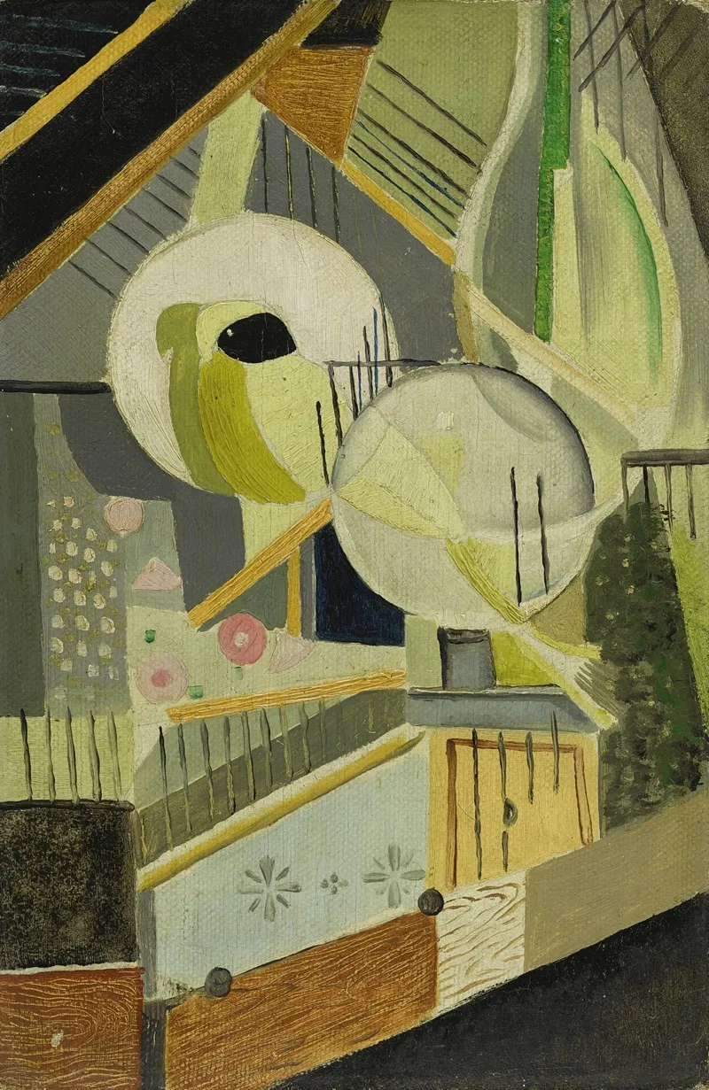 Oiseaux No 4 by Ángel Zárraga - Canvas Print