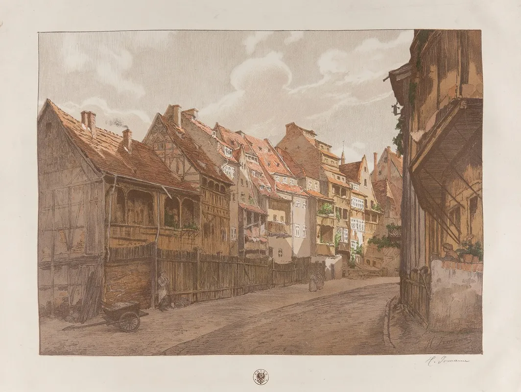Olawa Bialoskornicza by Heinrich Otto Irmann - Canvas Print