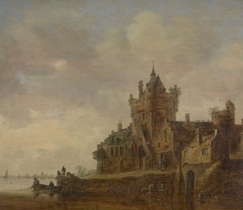 Old Castle Gate In Nijmegen