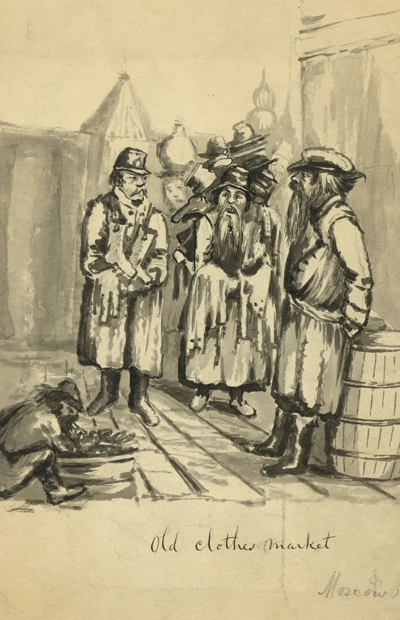 Old Clothes Market Moscow