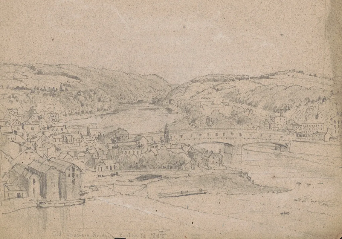 Old Delaware Bridge Easton Pa